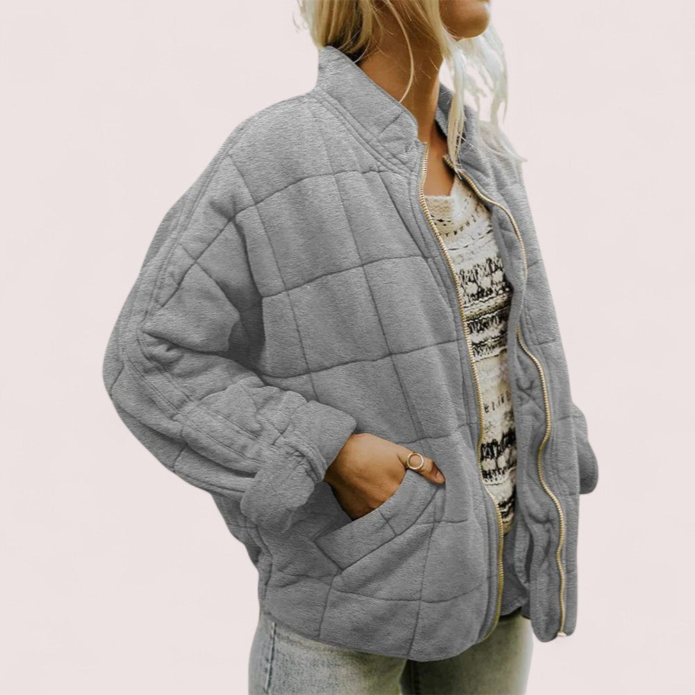 By Ophelia™ | Quilted jacket with an elegant oversized look