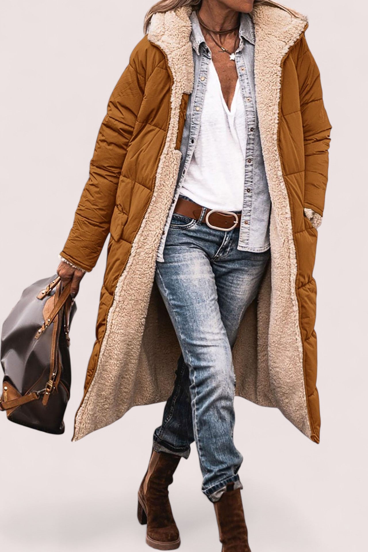 By Ophelia™ | WARM REVERSIBLE PARKA JACKET