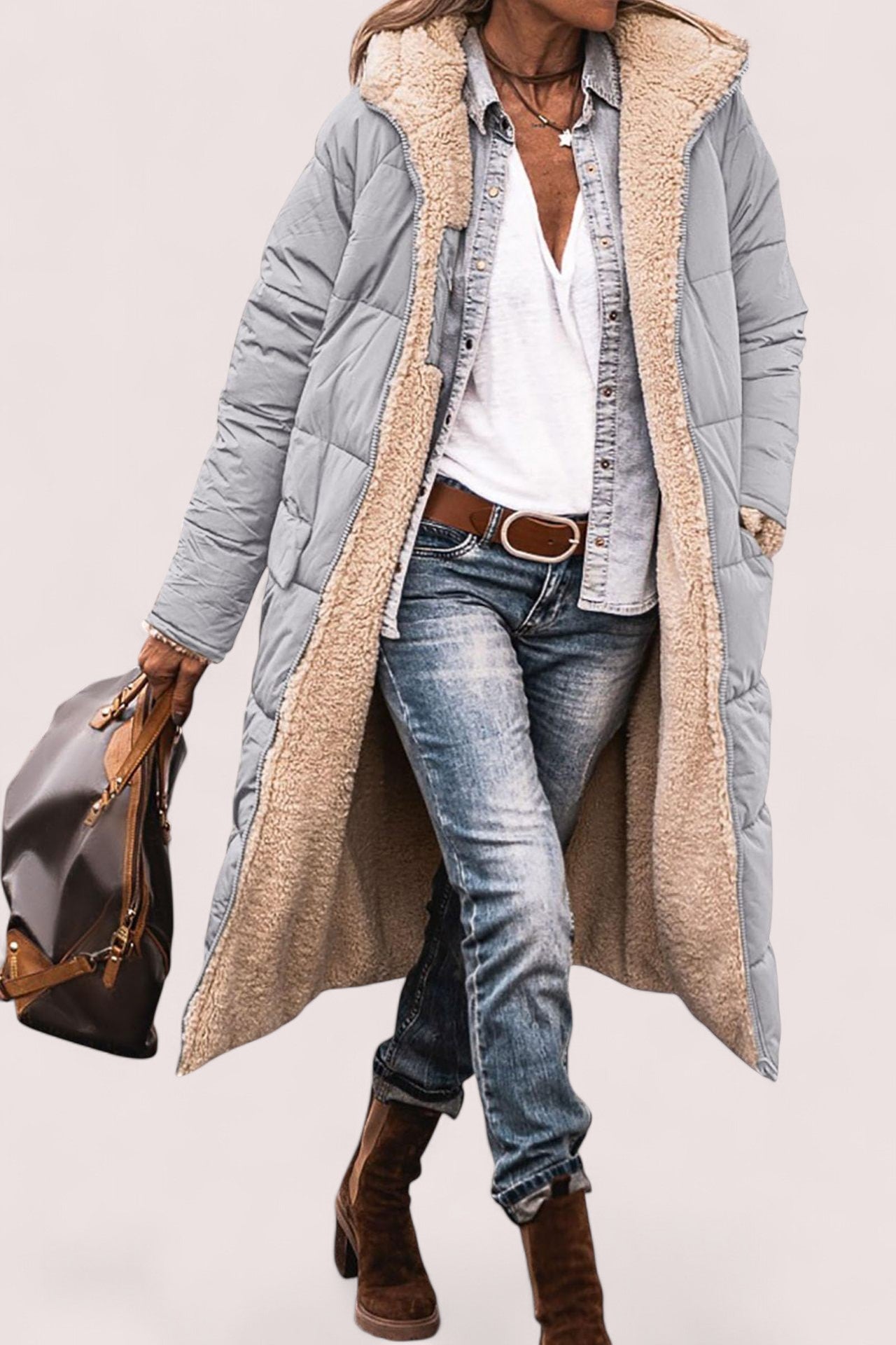 By Ophelia™ | WARM REVERSIBLE PARKA JACKET