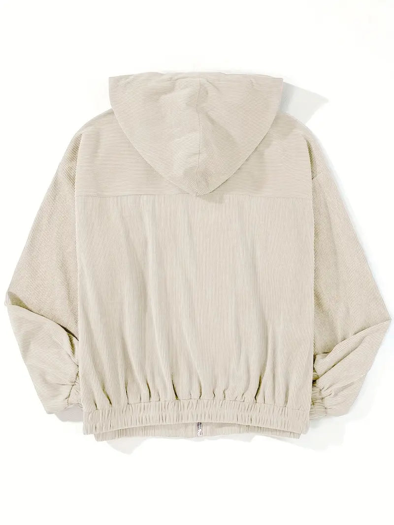 By Ophelia™ | Cord Jacket with Zipper