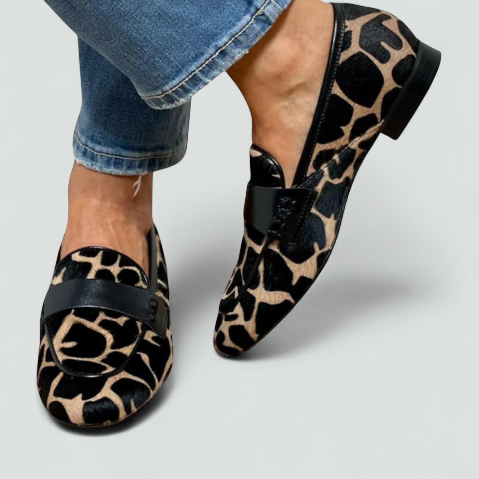 Louise - Orthopaedic Leopard Shoe