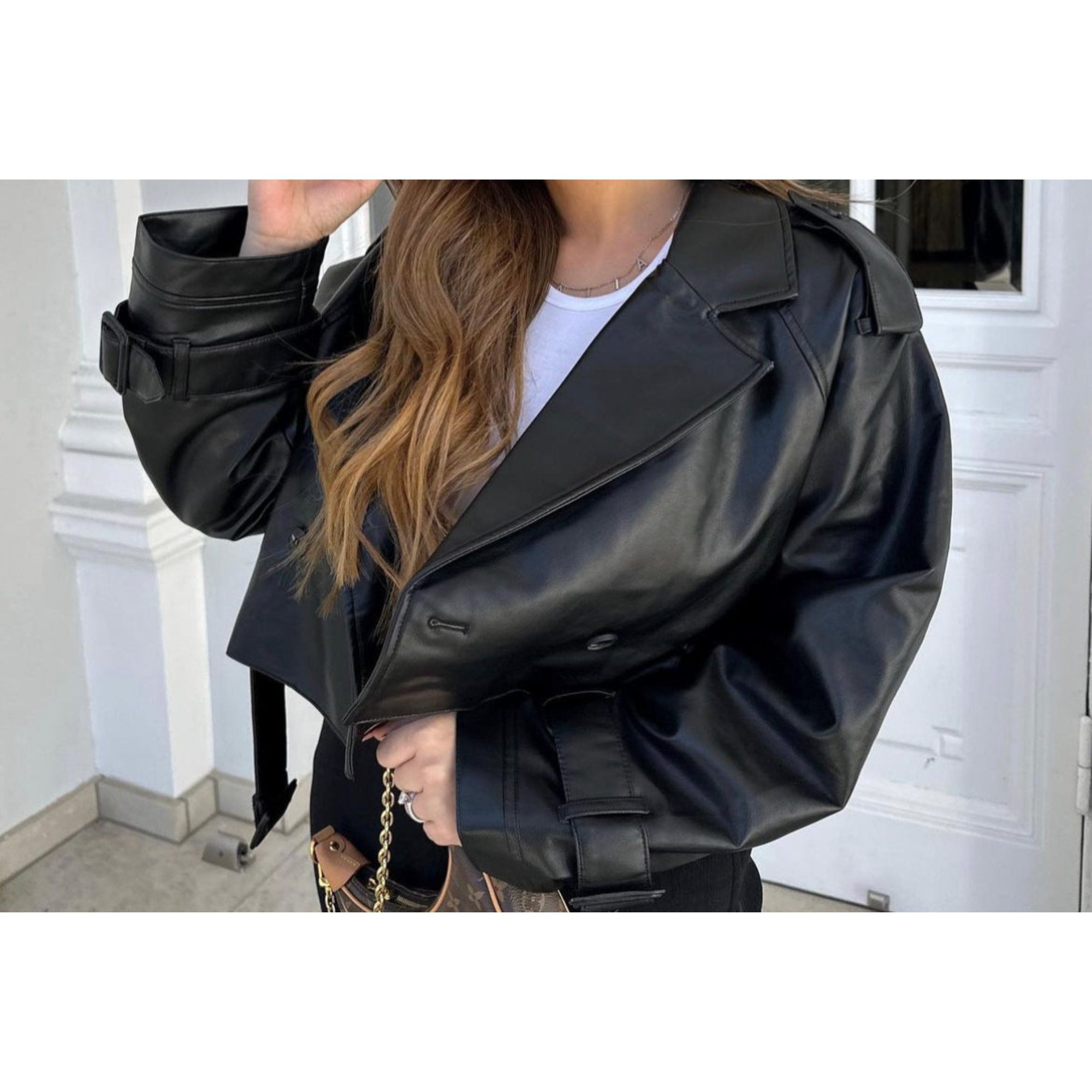 By Ophelia™ | Cropped Trench Coat