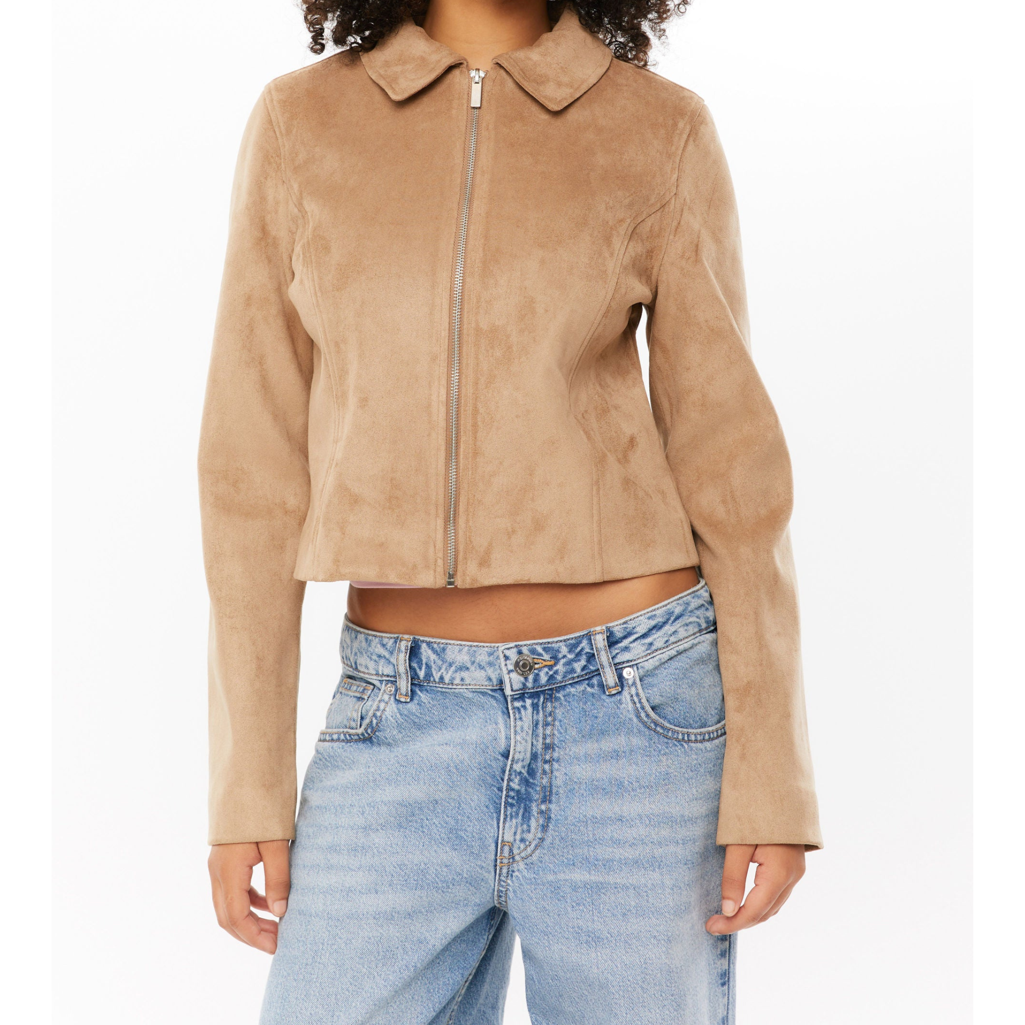 By Ophelia™ | Faux Suede Jacket