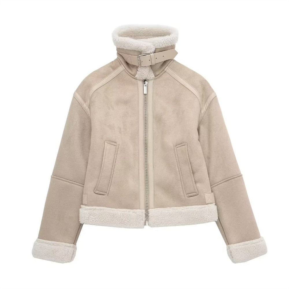 By Ophelia™ | Shearling Jacket