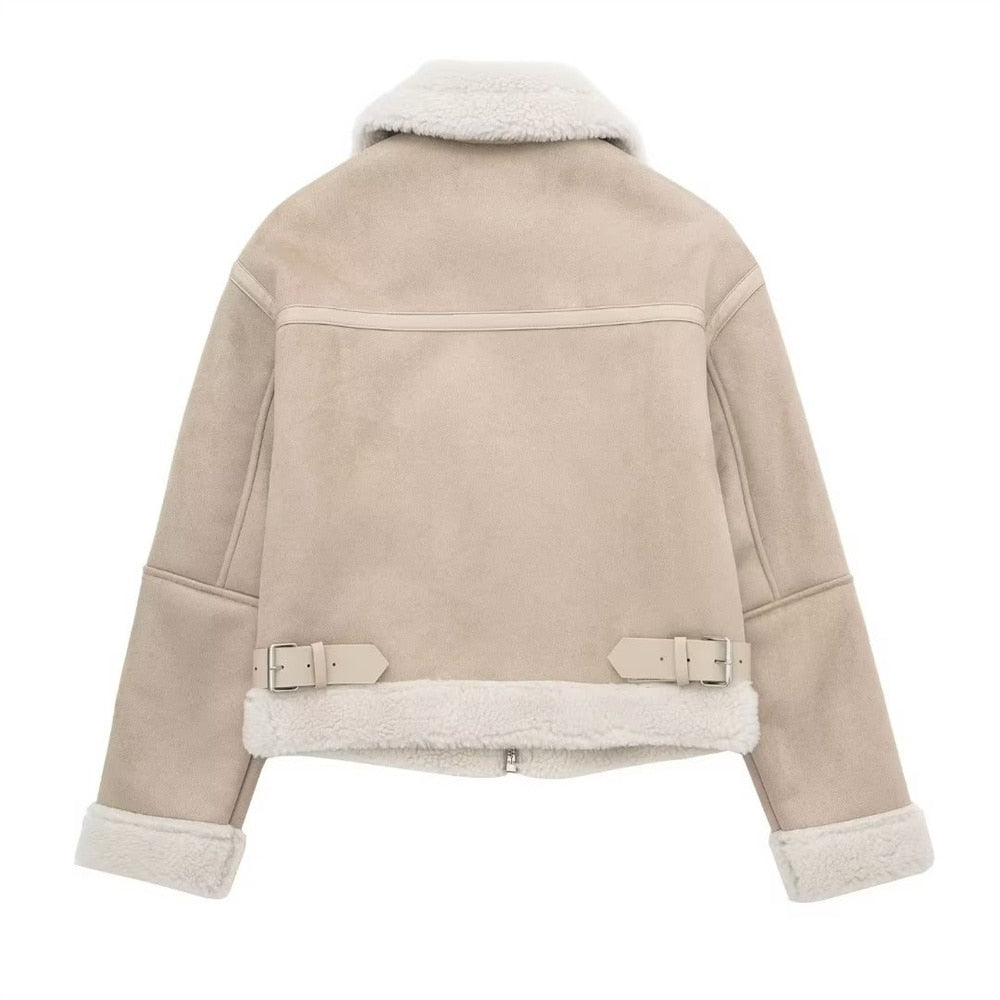 By Ophelia™ | Shearling Jacket