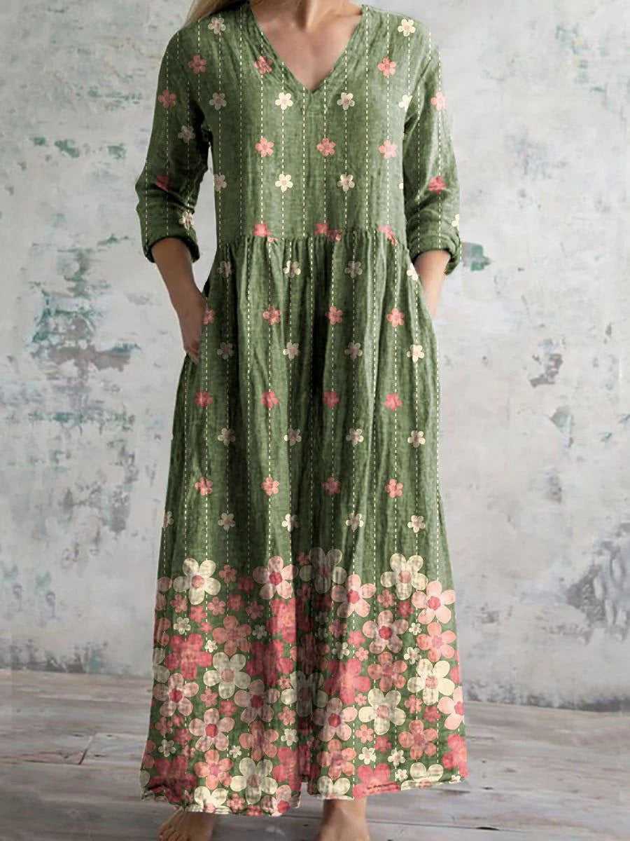 Galina - Floral Maxi Dress