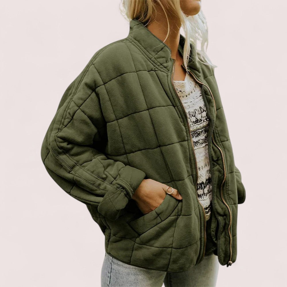 By Ophelia™ | Quilted jacket with an elegant oversized look