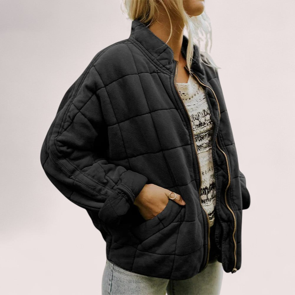 By Ophelia™ | Quilted jacket with an elegant oversized look