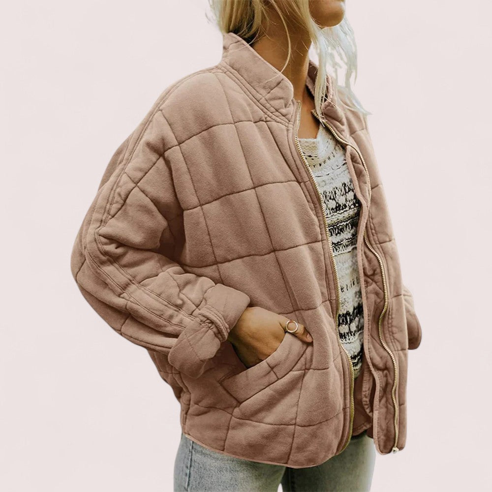 By Ophelia™ | Quilted jacket with an elegant oversized look