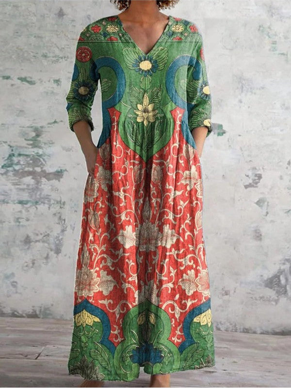 Galina - Floral Maxi Dress