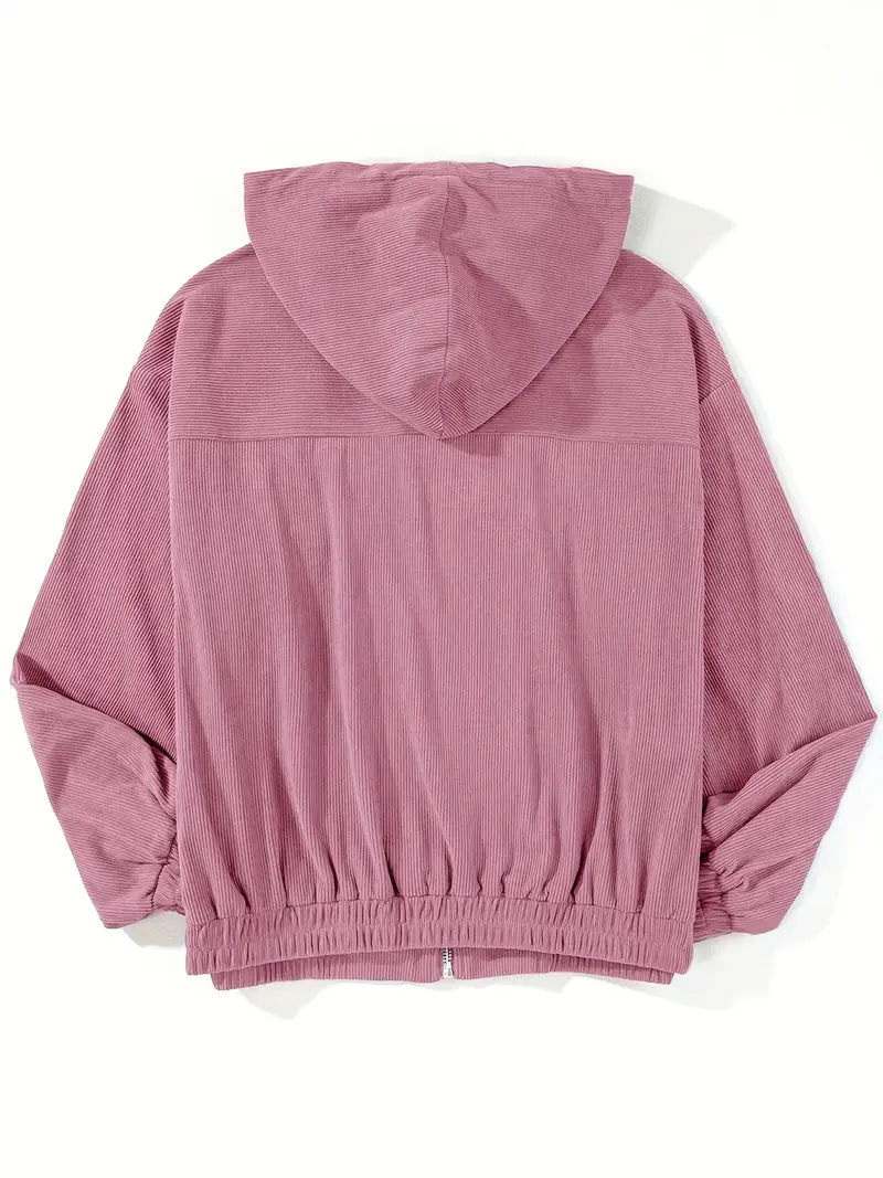 By Ophelia™ | Cord Jacket with Zipper