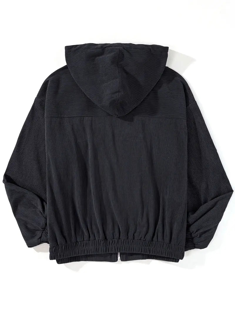 By Ophelia™ | Cord Jacket with Zipper