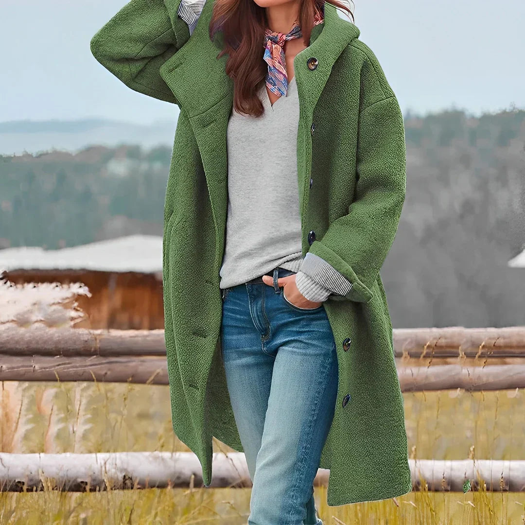 By Ophelia™ | Cozy Everyday Coat in Mid-Length 