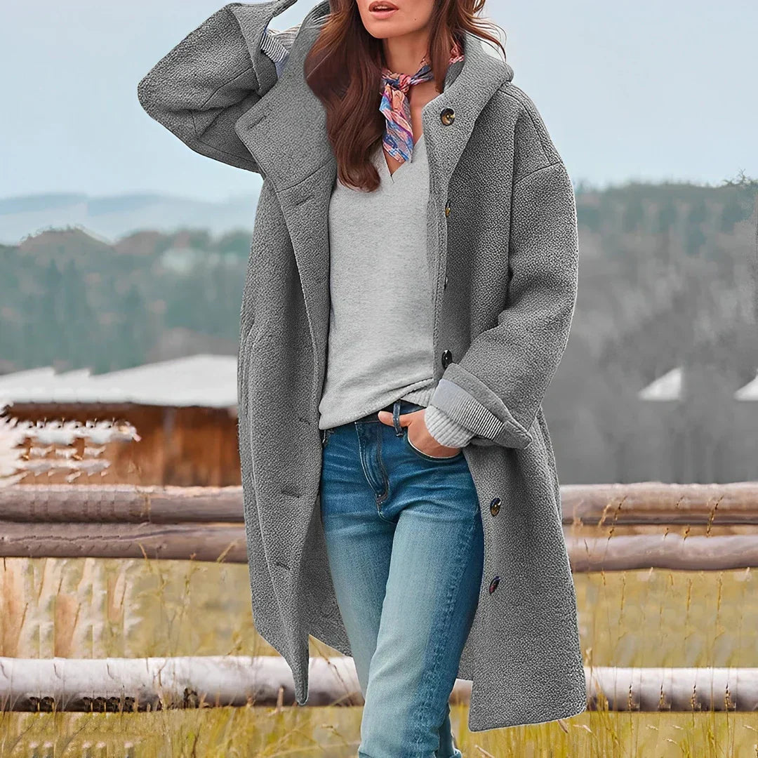By Ophelia™ | Cozy Everyday Coat in Mid-Length 