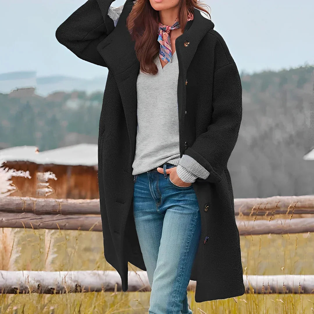 By Ophelia™ | Cozy Everyday Coat in Mid-Length 